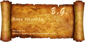 Basz Gizella névjegykártya